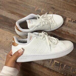 white adidas sneakers